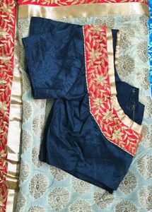 Royal Designer Saree Blouse Combo