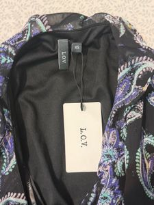 Chic Paisley Print Wrap Top