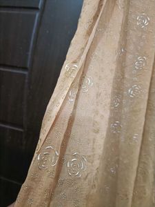 Elegant Blue Kurta with Gold Embellishments
