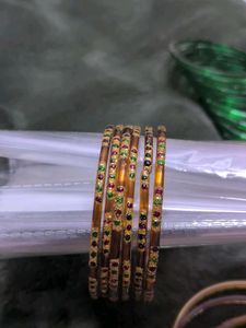 Colorful Beaded Bangle Set