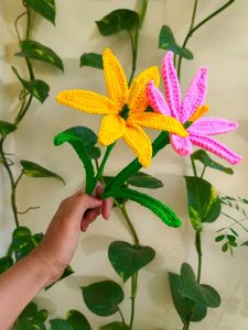 Handmade Crochet Flower Set
