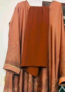 Elegant rust orange hijab