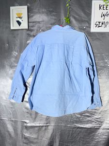 H&amp;M Light Blue Button-Down denim  Shirt