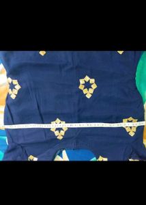 Gold Foil Embroidery Sharara Set