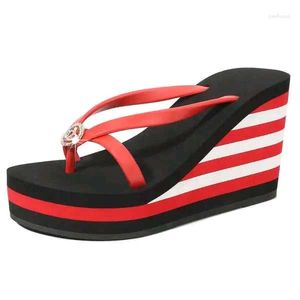 juicy couture Wedge Flip Flops