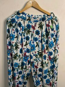 Floral Print Palazzo Pants