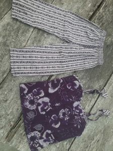 Girls Floral Tank &amp; Pants Set