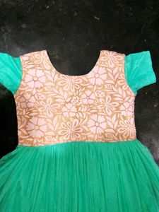 Beautiful Teal Anarkali Gown