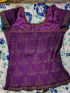 Beautiful Purple Ethnic Top