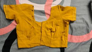 Yellow Ethnic Blouse