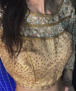 Gold Embellished Blouse