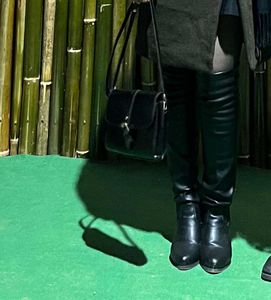 Chic Black Knee-High Boots