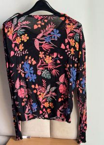 ZARA Printed Knit top - L