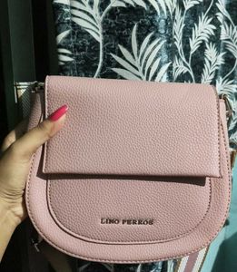 lino perros Chic Pink Crossbody Bag