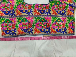 Vibrant Embroidered Ethnic Blouse