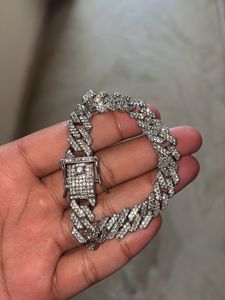 Iced Out Cuban Link Bracelet