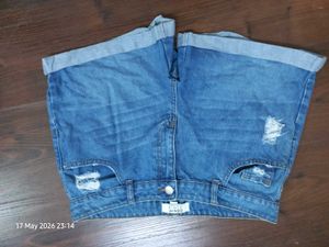 Dorothy Perkins Distressed Denim Shorts