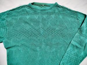 Emerald Green Knit Sweater