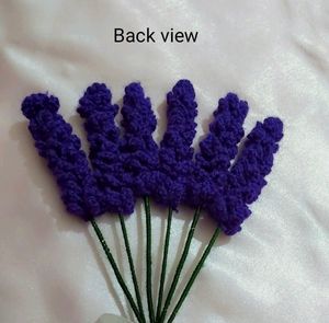 Set Of 6 Crochet Lavenders🪻 With Surprise Freebie