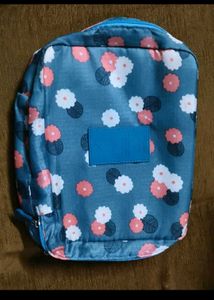 Floral Print Cosmetic Bag