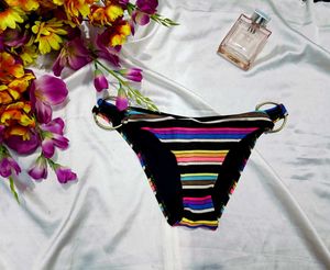 🇳🇿💫🎀Colorful Striped Bikini Bottom