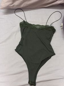 Lace Trim Bodysuit