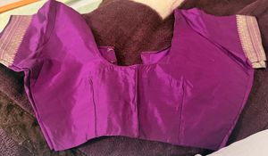 Vibrant Purple Silk Blouse