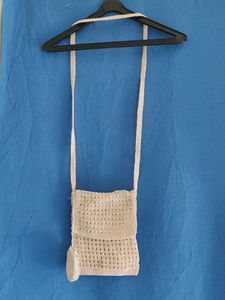 Handmade Crochet Sling Bag