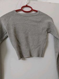 Ribbed Knit Long Sleeve Top