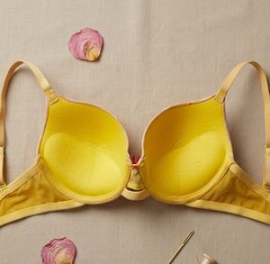 Yellow Padded Bra