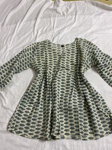 Printed Cotton Kurta