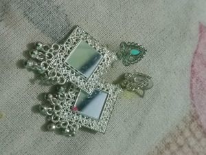Exquisite Mirror Work Earrings