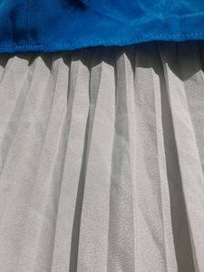 White And Blue Top