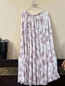 Bohemian Floral Print Maxi Skirt (fixed price)
