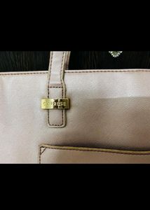 Caprese Women Pink Solid Structured Shoulder Bag