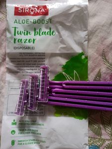 Sirona Aloe-Boost Twin Blade Razor (Set Of 3)