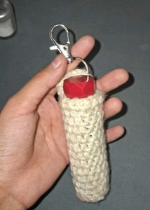 Crochet Keychain for holding lipstick ✨️?