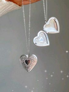 Big Heart Photo Locket Necklace