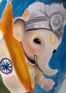 Ganesh Ji Painting Handmade Work