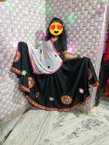 Embroidered Black Lehenga Choli Set