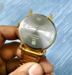 Sonata Gold Watch Working Condition