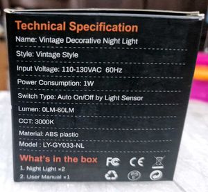 LYROVO Sensor Night Lights - 2 Pack