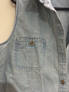 Denim sky blue shirt with buttons