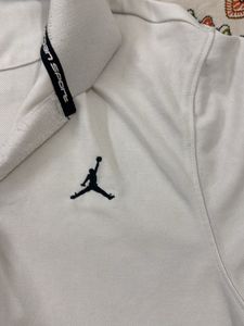Men's Jordan White Dri-FIT Polo Shirt