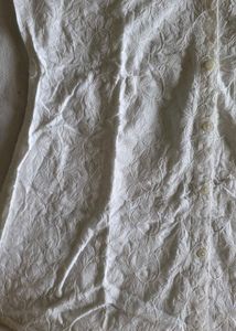 Elegant White Embroidered Top
