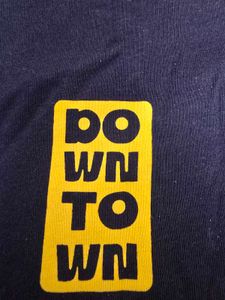SHEIN Navy Blue Graphic T-Shirt