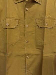 Men's Mustard Yellow Short Sleeve Shirt