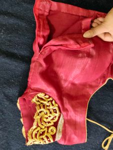 Magenta Lehenga Saree
