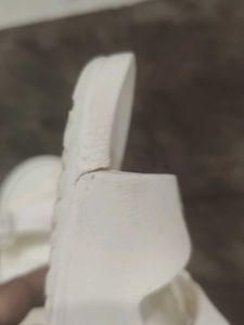 Birkenstock White Buckle Sandals