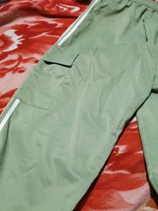 Stylish Green Track Pants
